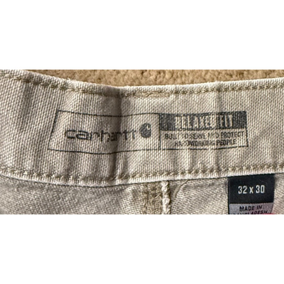 Carhartt Carpenter Pants Mens 32x28 Relaxed Fit Rugged Flex Duck BN3279-M - Picture 5 of 12